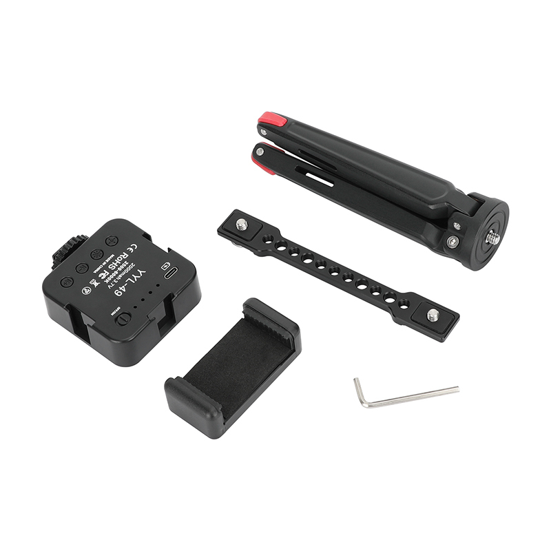 CAMVATE Smartphone Video Kit with Pocket LED Light & Mini Tripod
