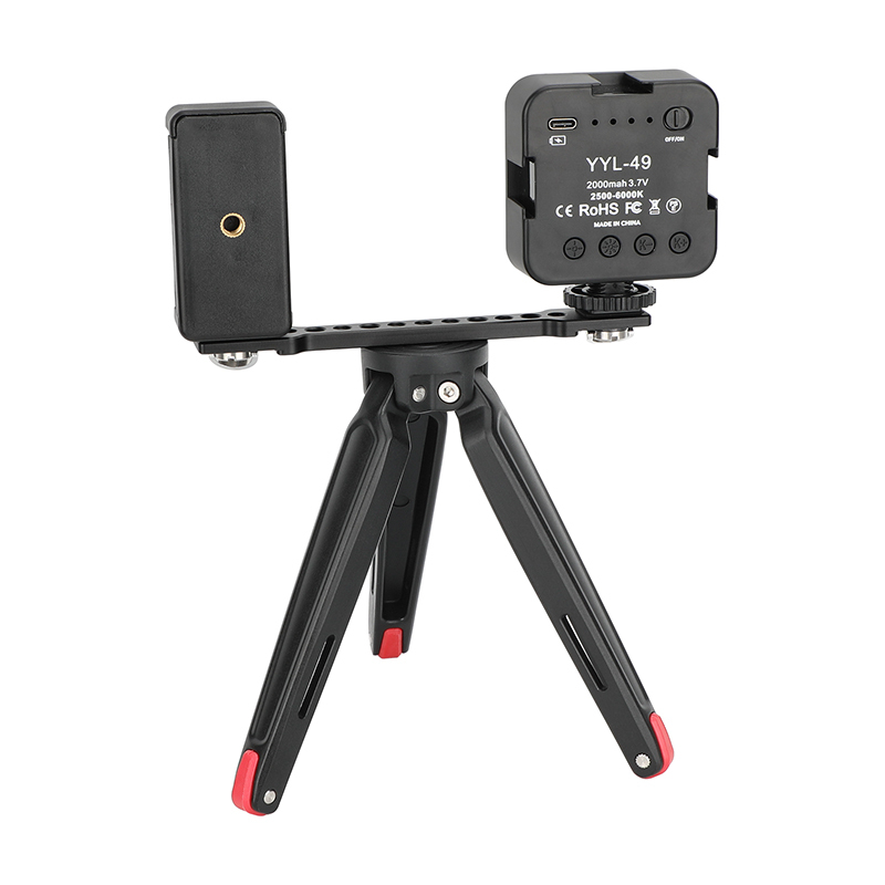 CAMVATE Smartphone Video Kit with Pocket LED Light & Mini Tripod