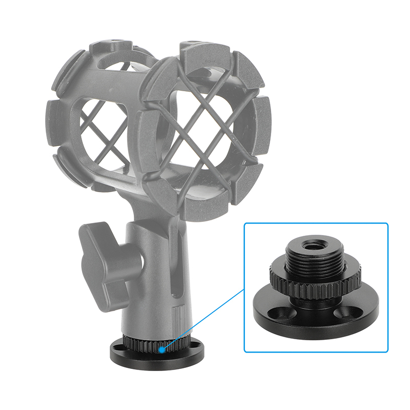 CAMVATE Table Mount with 5/8"-27 Microphone Adapter Screw