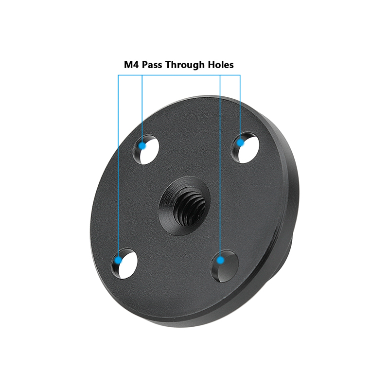 CAMVATE Table Mount with 5/8"-27 Microphone Adapter Screw