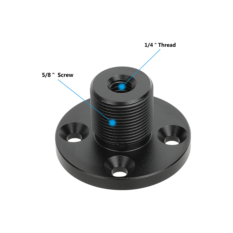 CAMVATE Table Mount with 5/8"-27 Microphone Adapter Screw