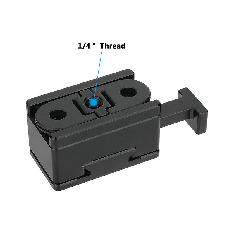 CAMVATE Camera Monitor Quick Release Mount with GoPro-Style 2-Prong Adapter