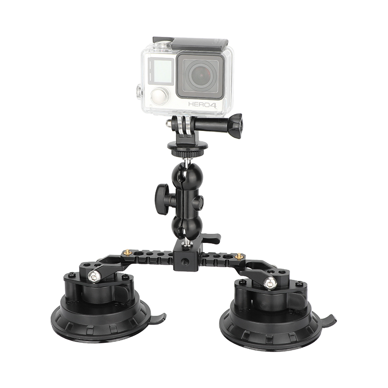 CAMVATE Dual Suction Cup Mount Set for GoPro Camera