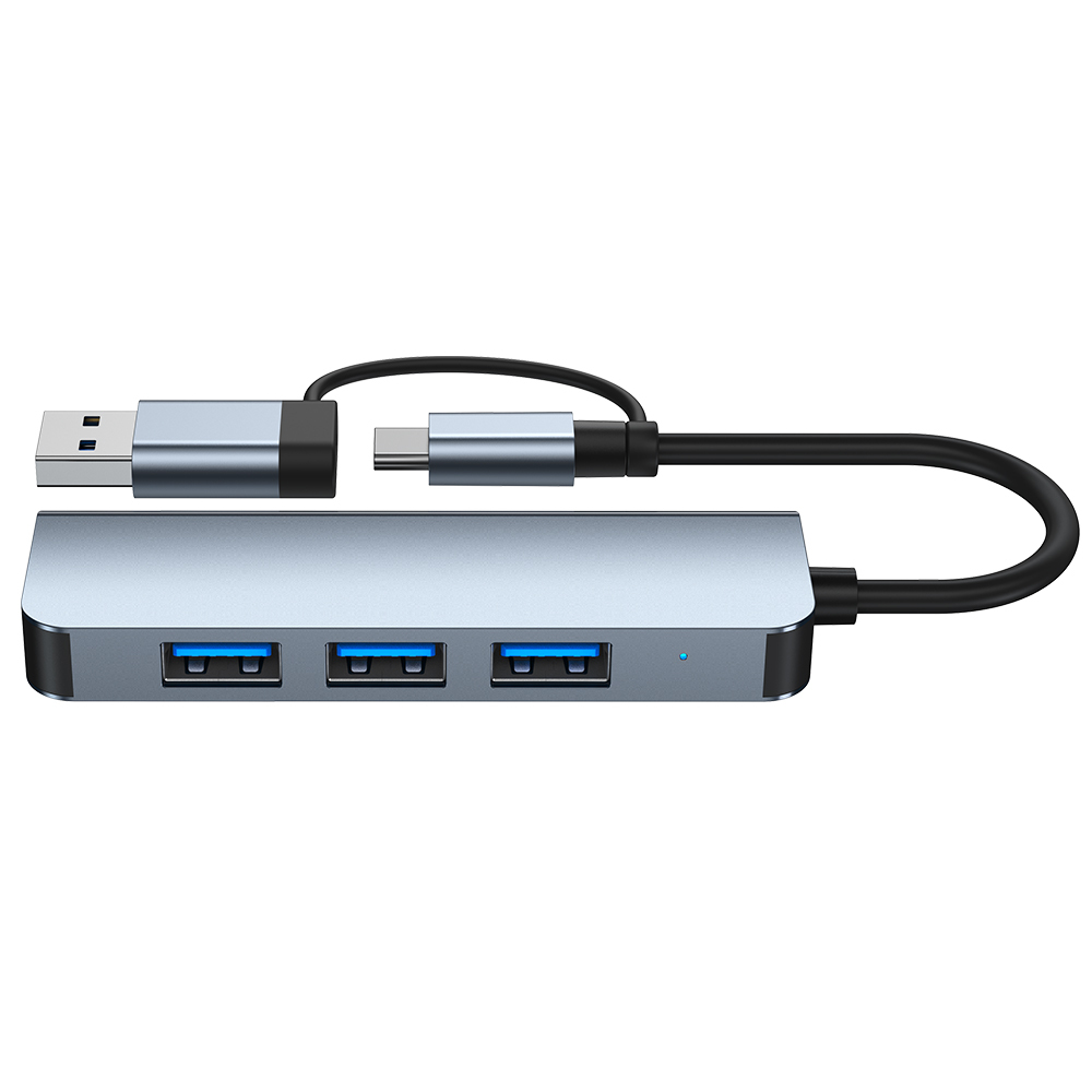 CAMVATE 4-Port Slim USB 3.0 Type-C Type-A Hub