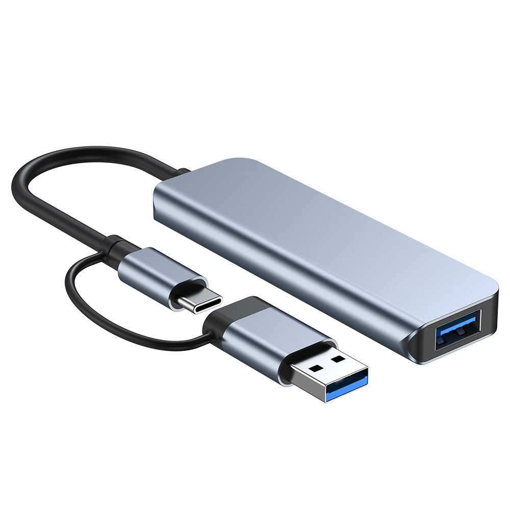 CAMVATE 4-Port Slim USB 3.0 Type-C Type-A Hub