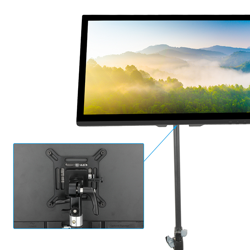 CAMVATE Adjustable VESA Monitor Mount with Wall/Ceiling Mount Plate