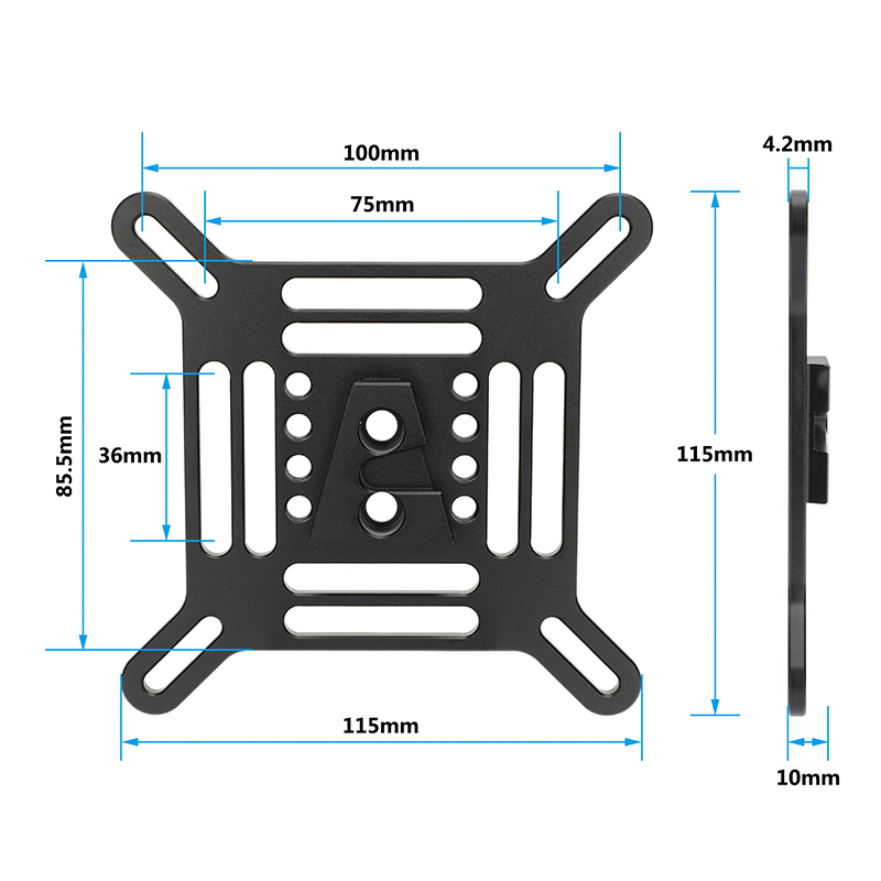 CAMVATE Adjustable VESA Monitor Mount with Wall/Ceiling Mount Plate