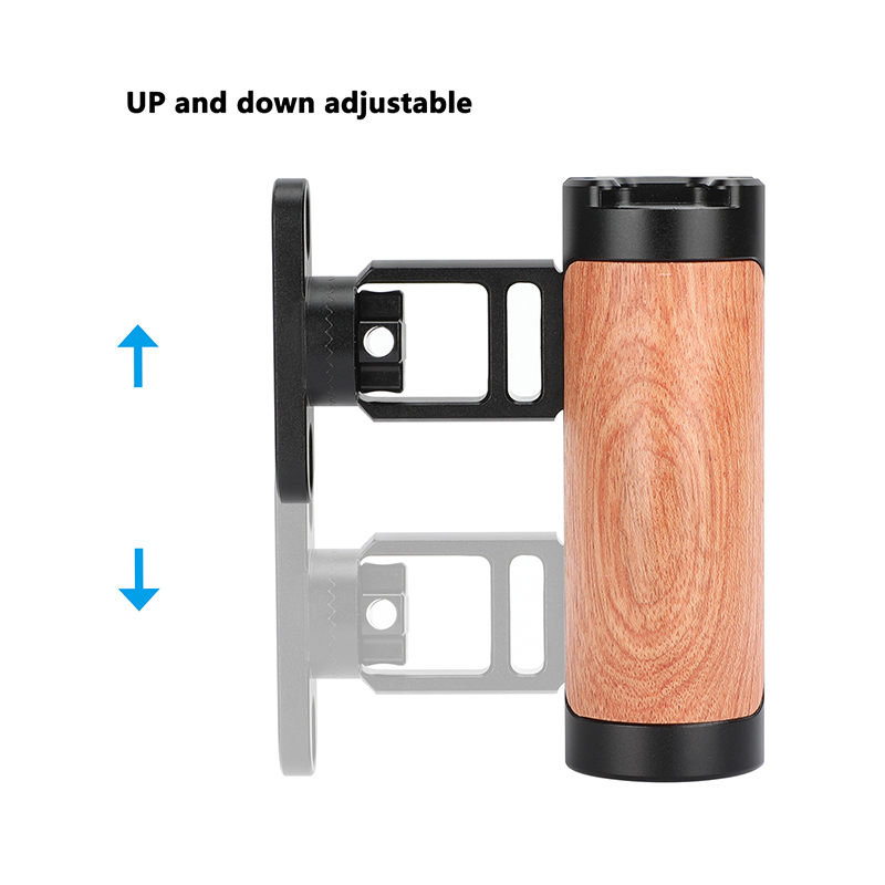 CAMVATE Wooden Handgrip with Rosette Joint & 1/4" Mount