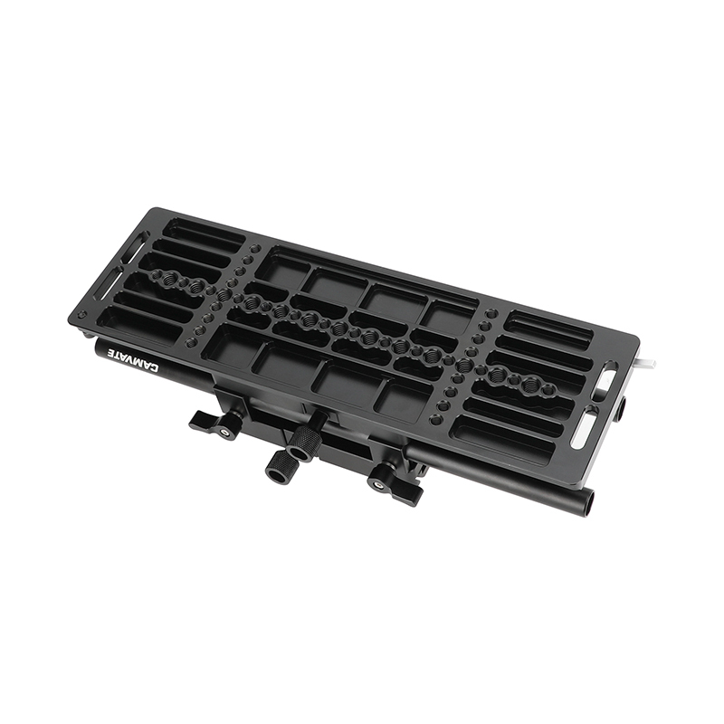 CAMVATE 12" ARRI-Style Dovetail with QR Sliding Plate & 15mm Rods