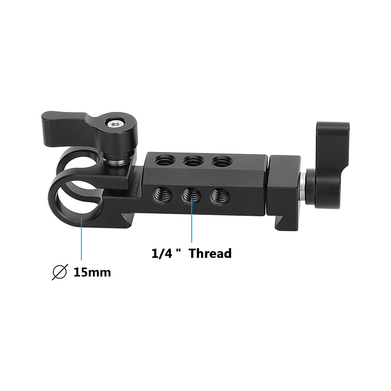 CAMVATE 15mm Rod Holder to Manfrotto-Type Clamp Mount