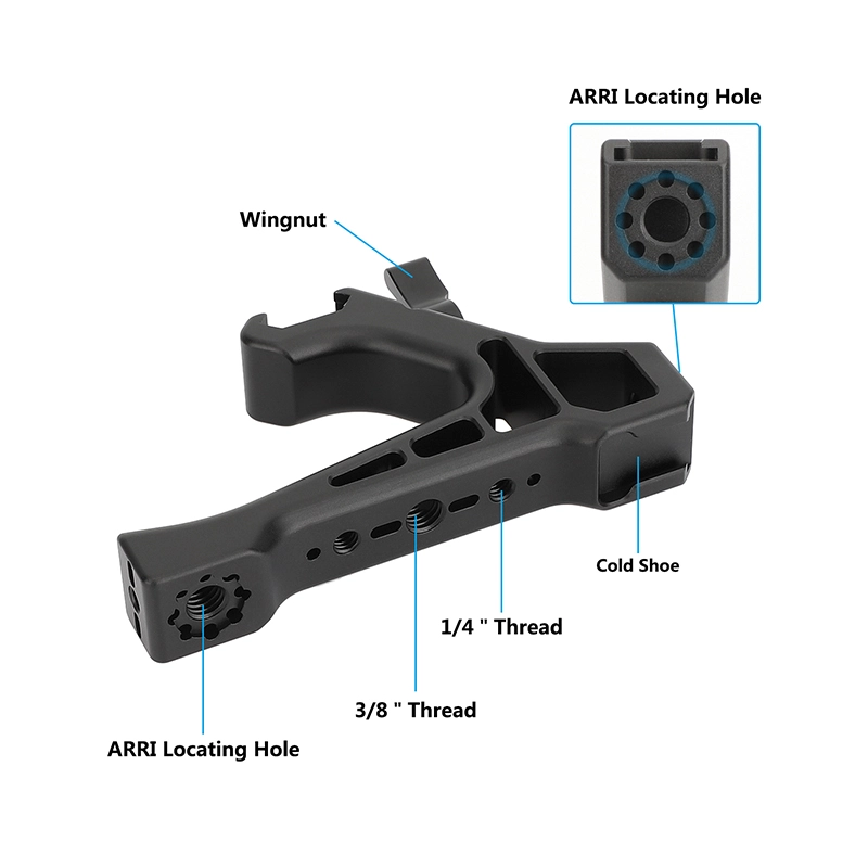 CAMVATE NATO Top Handle with ARRI-Style Accessory Mount