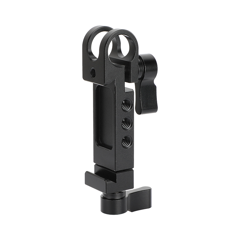 CAMVATE 15mm Rod Holder to Manfrotto-Type Clamp Mount