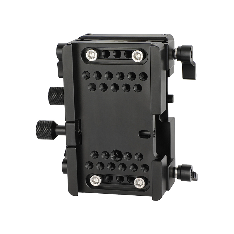 CAMVATE ARRI-Style Bridge Plate with 15mm Rod Clamps