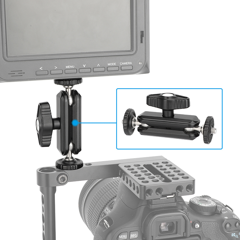 CAMVATE Mini Magic Arm with Dual Ball Heads (3.5", 2-Pack)
