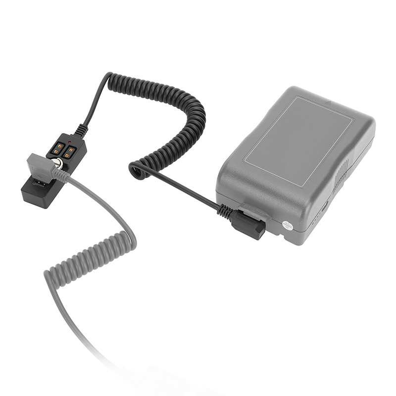 CAMVATE Male D-Tap to 3-Port Female D-Tap Splitter Hub with USB Output