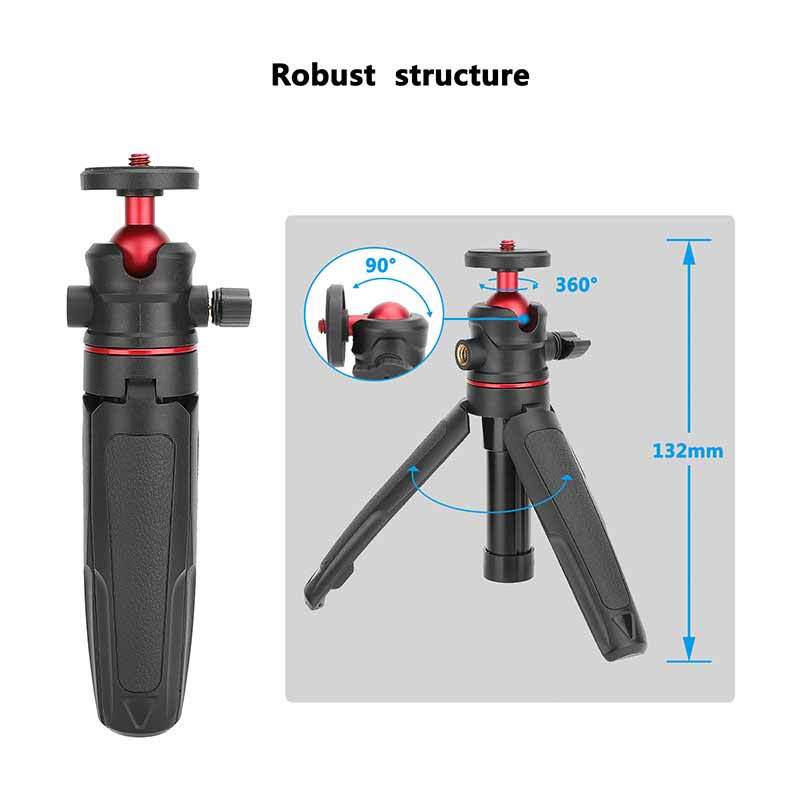 CAMVATE Tabletop Tripod with Mini Ball Head