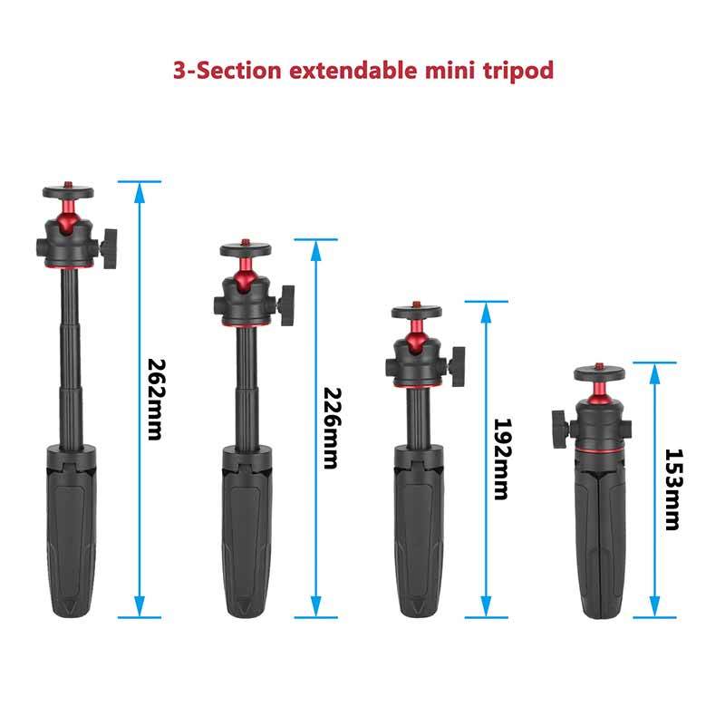 CAMVATE Tabletop Tripod with Mini Ball Head