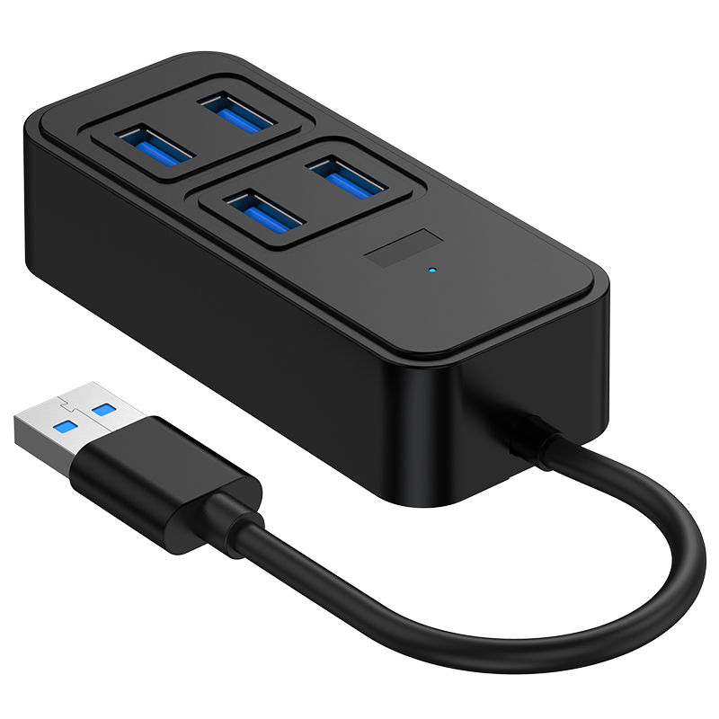 CAMVATE 4-Port USB 3.0 Hub Adapter with Charging