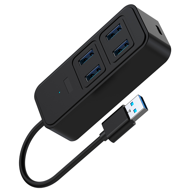 CAMVATE 4-Port USB 3.0 Hub Adapter with Charging