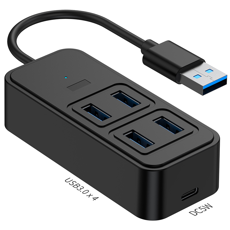 CAMVATE 4-Port USB 3.0 Hub Adapter with Charging