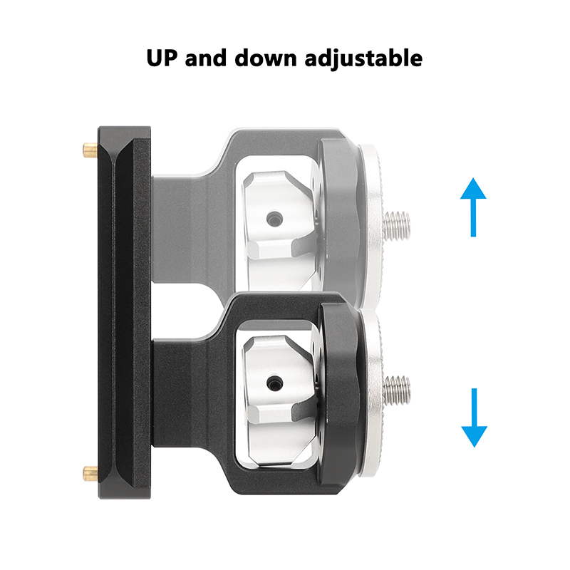 CAMVATE ARRI-Style Rosette Extension to NATO Rail Mount