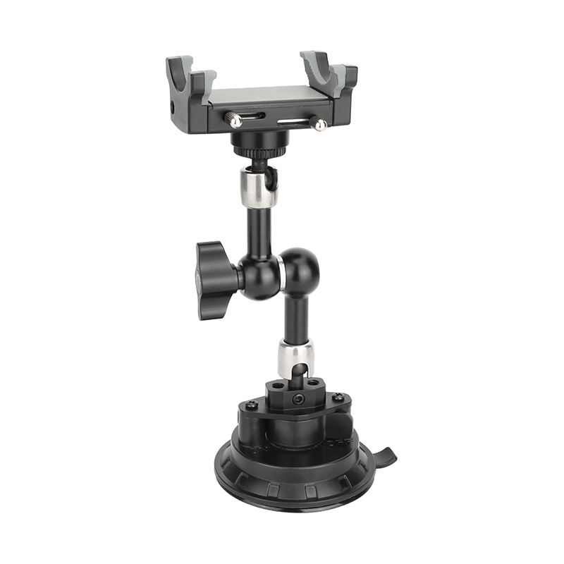 CAMVATE Suction Cup Mount with 5.7" Magic Arm and Smartphone Clamp