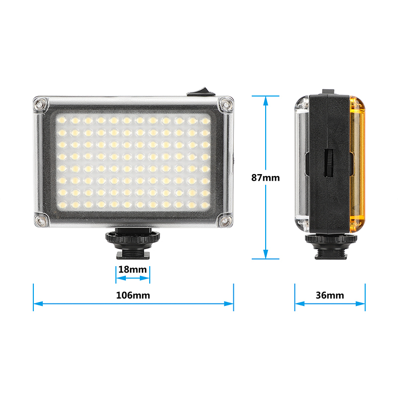 CAMVATE 96LED Camera Video Fill Light for Vlogging Studio Photography