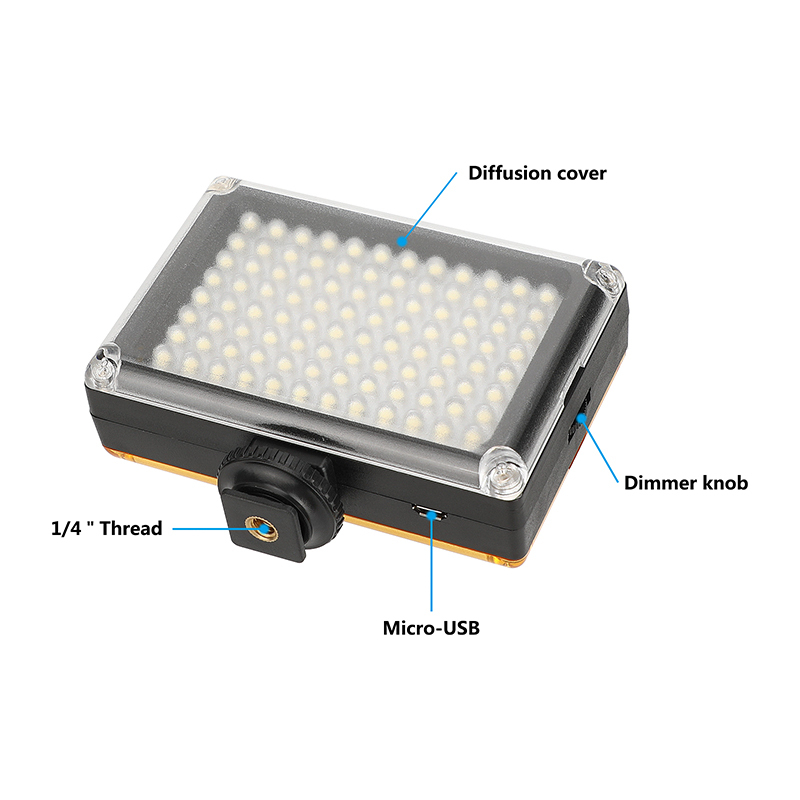 CAMVATE 96LED Camera Video Fill Light for Vlogging Studio Photography