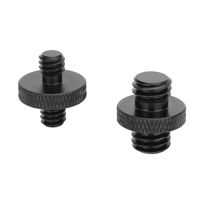 CAMVATE 1/4"-20 Male to 1/4"-20 Male & 3/8"-16 Male to 3/8"-16 Male Screw Adapter Pack