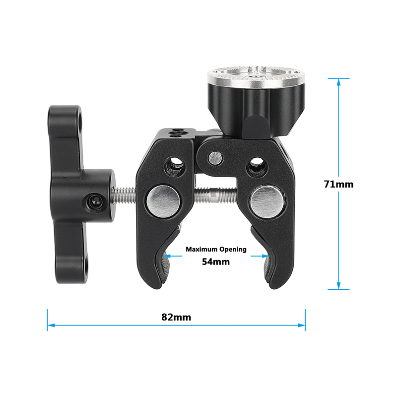 CAMVATE Multi-purpose Super Crab Clamp with ARRI Rosette Mount