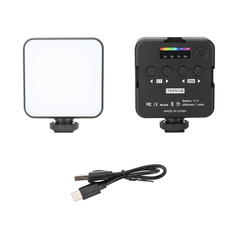 CAMVATE On-Camera RGB LED Pocket Video Light (2500 to 9000K)