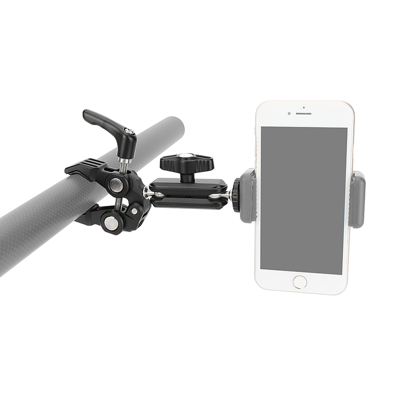 CAMVATE Super Crab Gripper Clamp with Mini Magic Arm