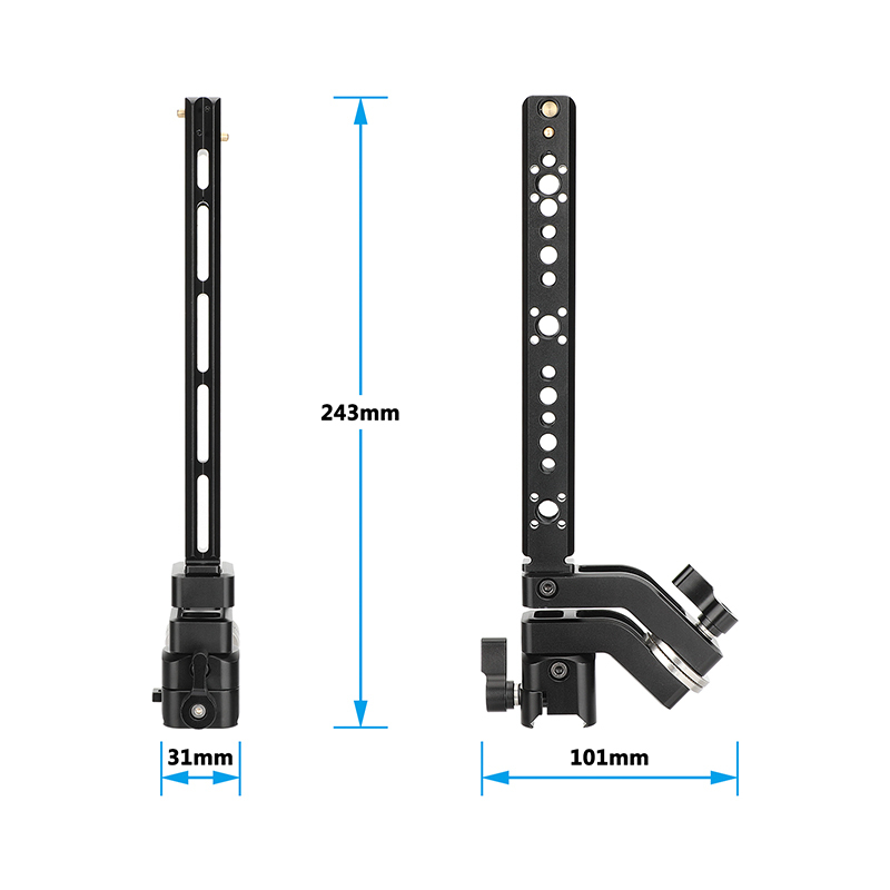 CAMVATE Extension Arm with NATO Mount & Rosette Joint for DJI RS 2, RSC 2, RS 3 & RS 3 Pro