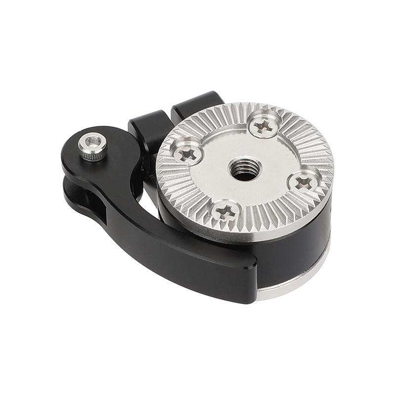CAMVATE Quick Adjust Rosette Adapter with M6 Female and Male Mounts (Black Lever)