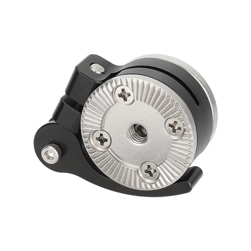 CAMVATE Quick Adjust Rosette Adapter with M6 Female and Male Mounts (Black Lever)