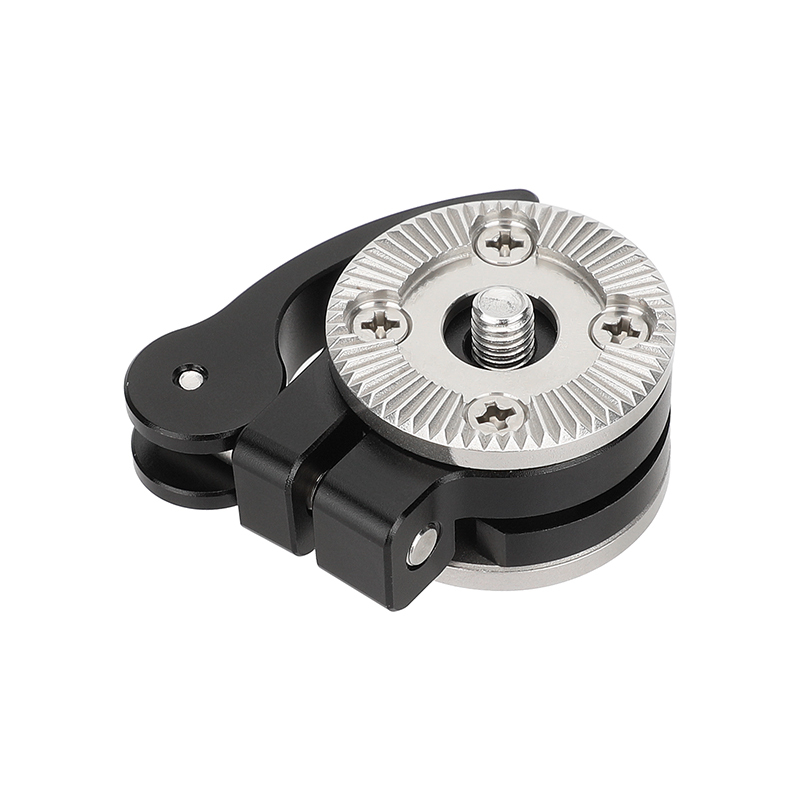 CAMVATE Quick Adjust Rosette Adapter with M6 Female and Male Mounts (Black Lever)
