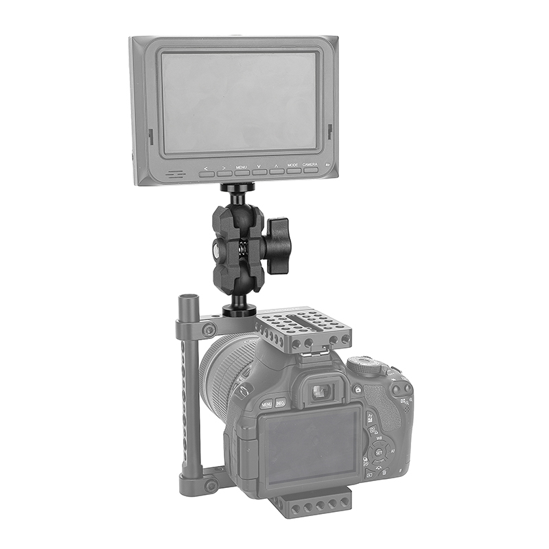 CAMVATE Dual Ball Head Arm with 1/4"-20 Screw Mounts