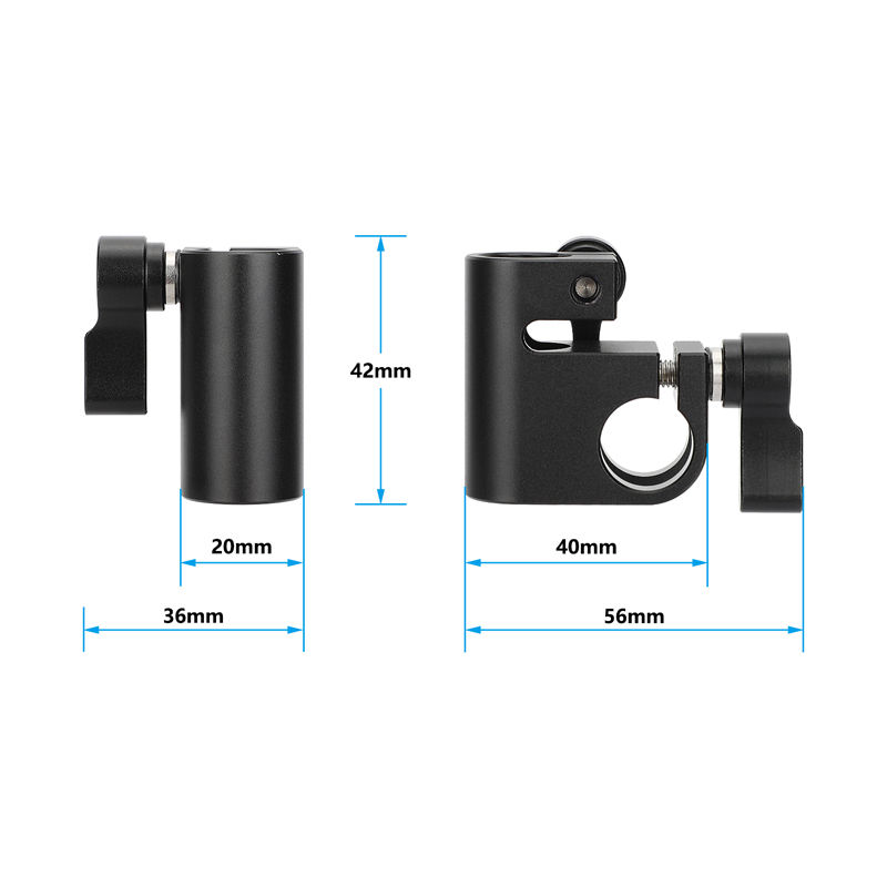 CAMVATE 90° 15mm Rod Adapter