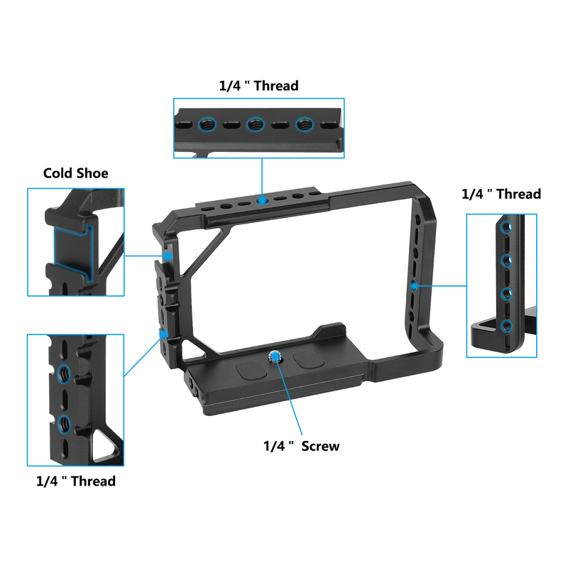 CAMVATE Full Camera Cage for Sony a6700