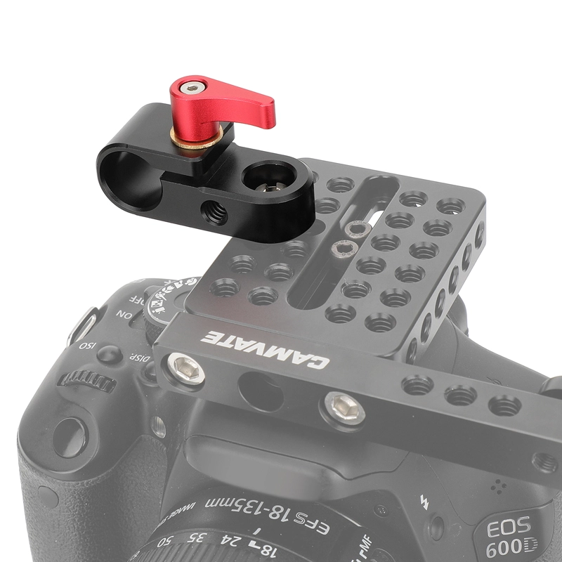 CAMVATE 15mm Rod Holder  to Single 1/4"-20 Screw