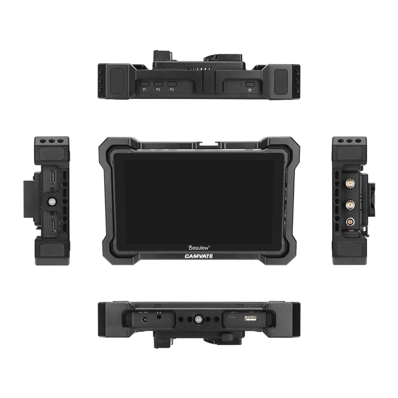 CAMVATE Full Monitor Cage for Desview R7III & R7SIII 7" Monitors