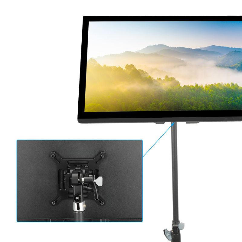 CAMVATE Adjustable VESA Monitor Mount with 5/8" Receiver