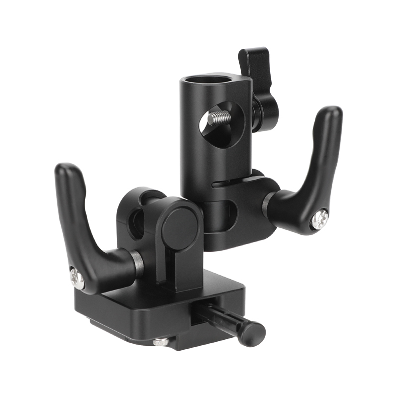 CAMVATE Quick Release V-Lock Mount to C-Stand/Baby Pin Adapter