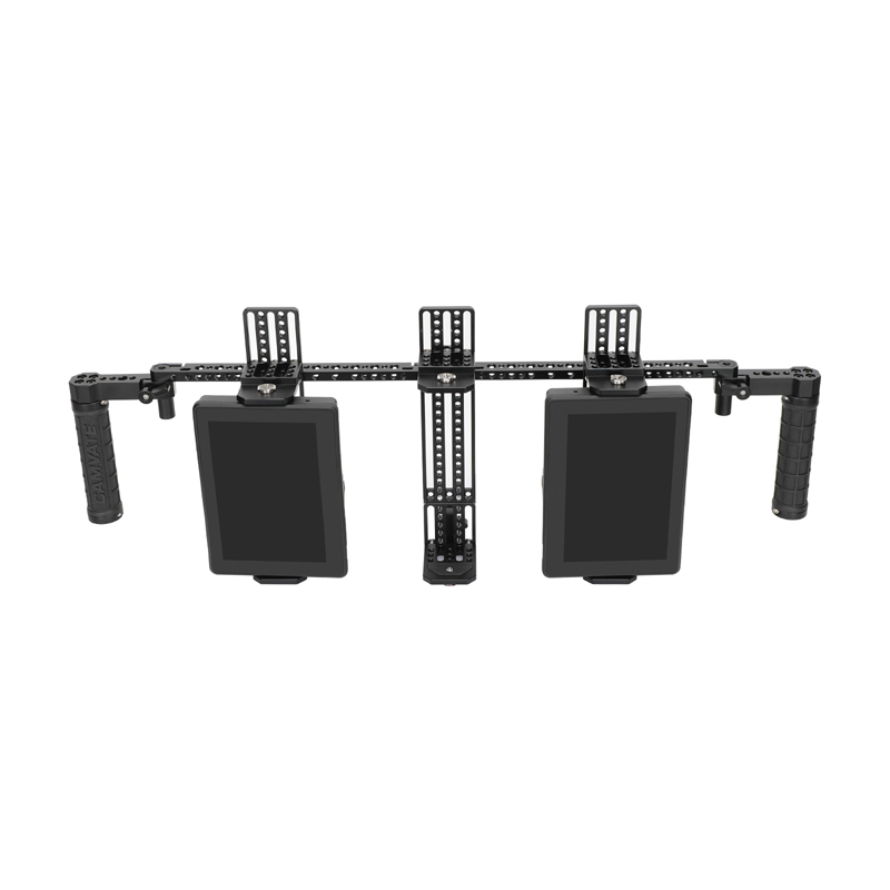 CAMVATE Director's Monitor Cage with Triple Adjustable Monitor Mount & Dual Rubber Handgrips