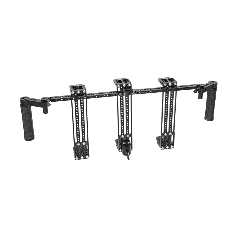 CAMVATE Director's Monitor Cage with Triple Adjustable Monitor Mount & Dual Rubber Handgrips