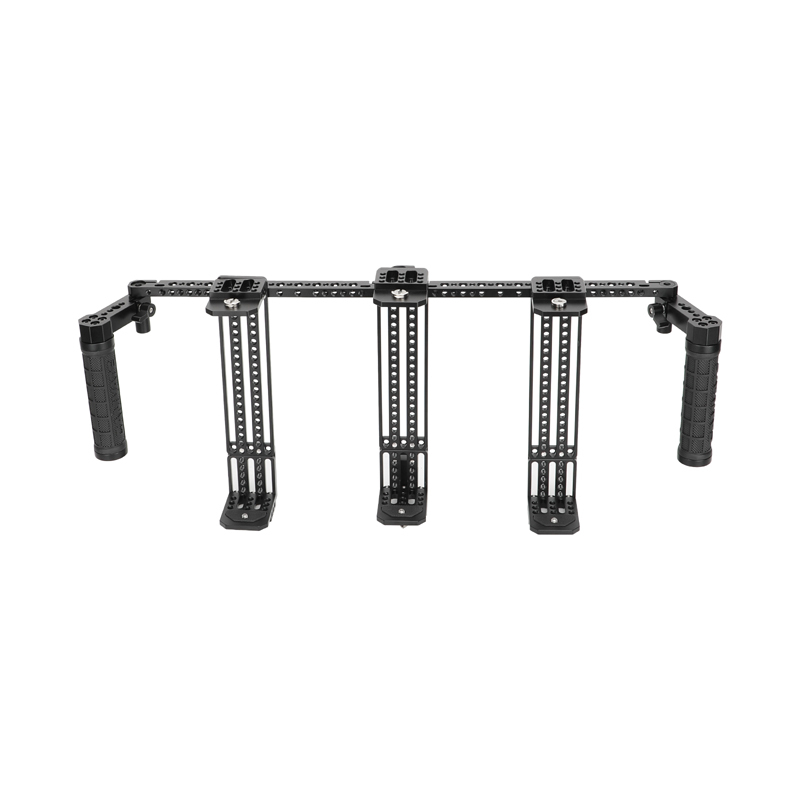 CAMVATE Director's Monitor Cage with Triple Adjustable Monitor Mount & Dual Rubber Handgrips