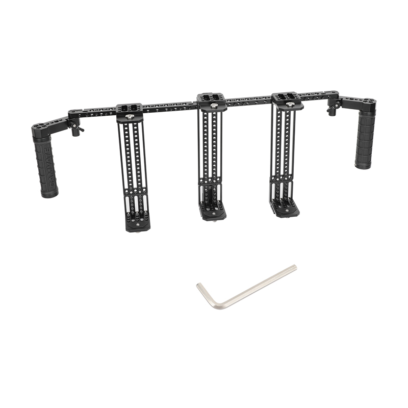 CAMVATE Director's Monitor Cage with Triple Adjustable Monitor Mount & Dual Rubber Handgrips