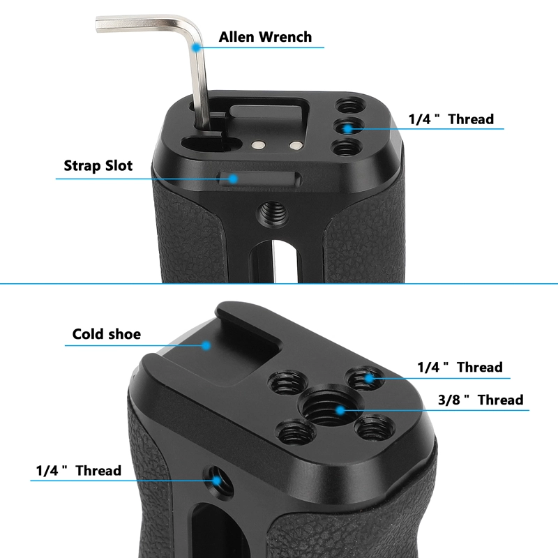 CAMVATE Side Handle with Arca-Type Clamp Mount
