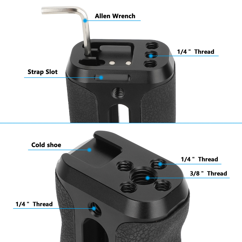 CAMVATE Side Handle with Arca-Type Clamp Mount