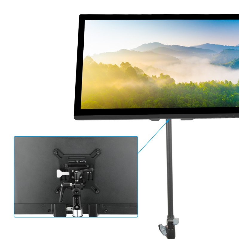 CAMVATE Adjustable VESA Monitor Bracket with 5/8" Pole Mount
